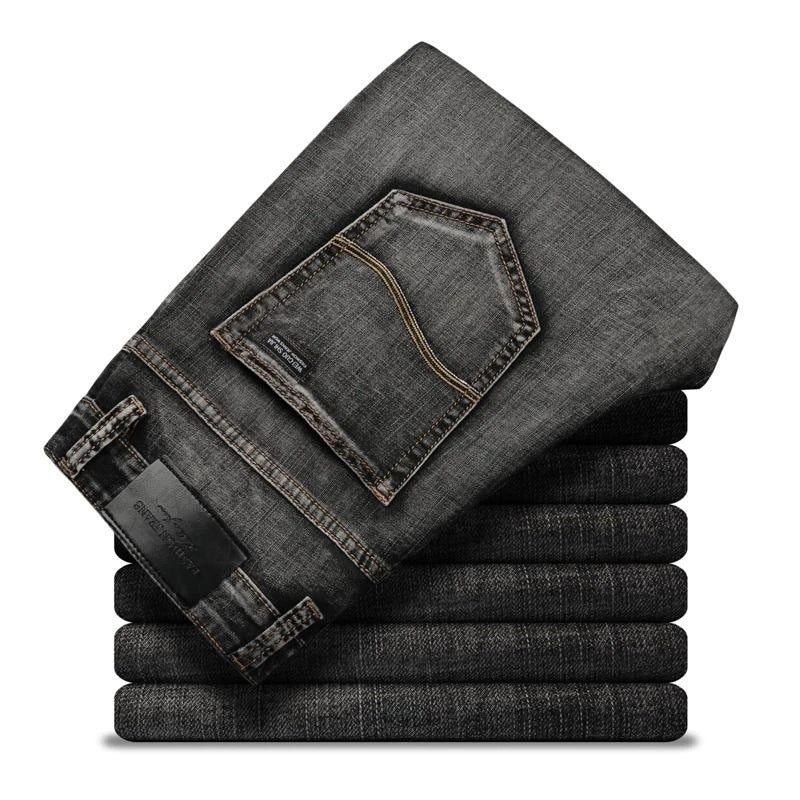 Slim Fit Black Jeans for Men – Classic Denim Pants