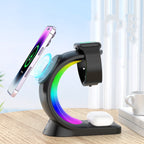 4-in-1 Magnetic Wireless Charger – Fast Charging Station