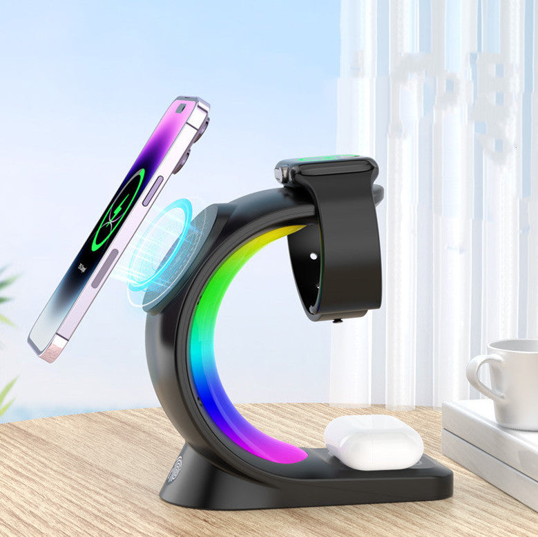 4-in-1 Magnetic Wireless Charger – Fast Charging Station
