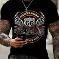 Retro Route 66 Men’s Oversized T-Shirt