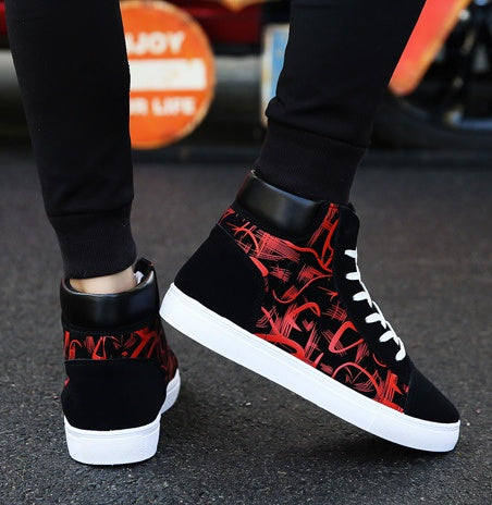 Korean Style High-Top Sneakers – Spring Fashion Shoes