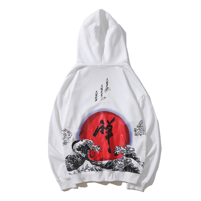 Men’s Oversized Hoodie – Chinese Streetwear Sweatshirt