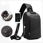 Anti-Theft Chest Bag with USB Charging Port