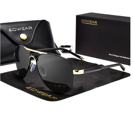 Pilot Sunglasses for Men – Large Frame Travel Shades