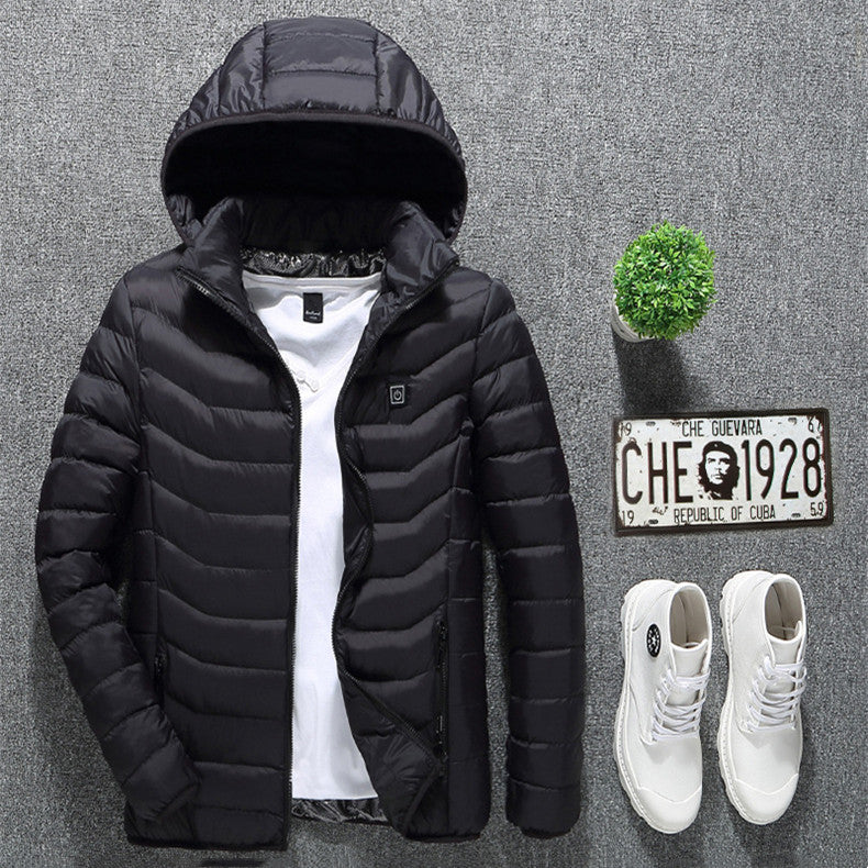 USB Heated Jacket for Men – Electric Thermal Coat