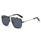 Twin-Beam Metal Sunglasses for Men – Luxury Shades