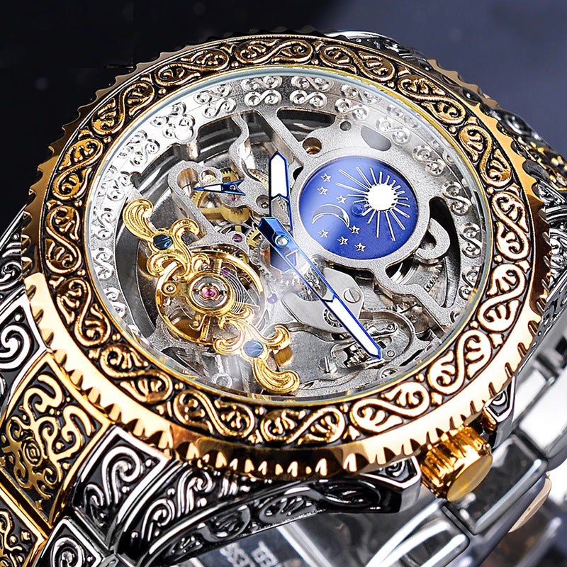 Forsining Skeleton Tourbillon Mechanical Watch