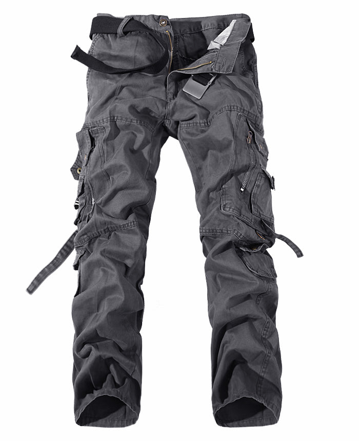 Men’s Multi-Pocket Cargo Pants – Utility Workwear