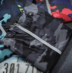 Camouflage Hooded Jacket – Luminous Zipper Windbreaker