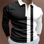 Striped & Printed Polo T-Shirt for Men