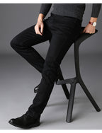 Slim Fit Black Jeans for Men – Classic Denim Pants