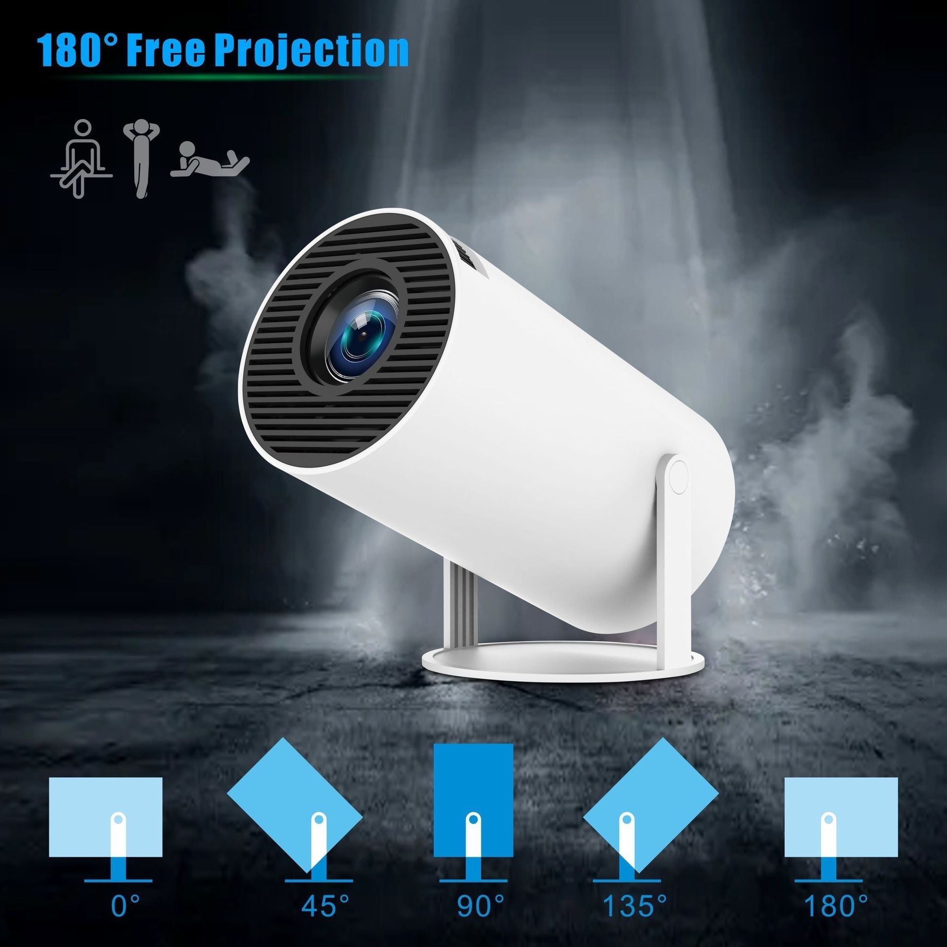 HY300 Pro LED Home Theater Projector – Full HD Mini Projector