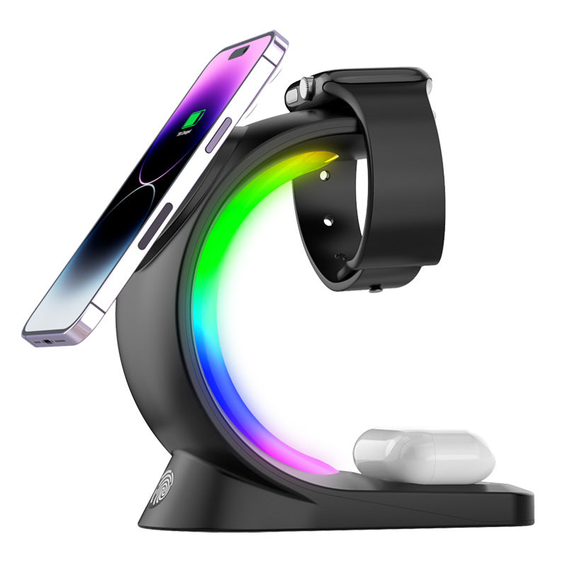 4-in-1 Magnetic Wireless Charger – Fast Charging Station