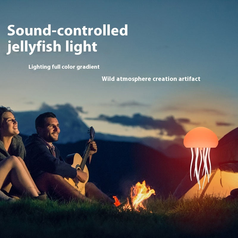 LED Jellyfish Mood Lamp – Portable Ambient Night Light
