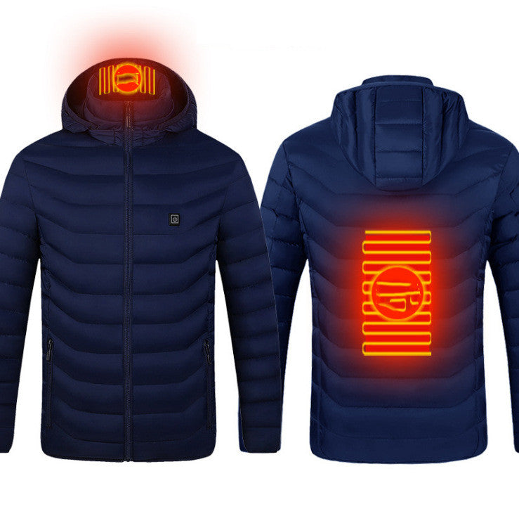 USB Heated Jacket for Men – Electric Thermal Coat