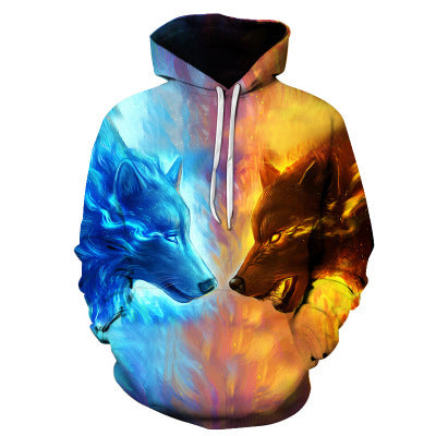 Men’s 3D Graphic Printed Hoodie – Fashion Sweatshirt