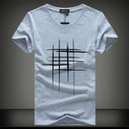 T-shirt imprimé en coton premium – Vêtements décontractés pour hommes