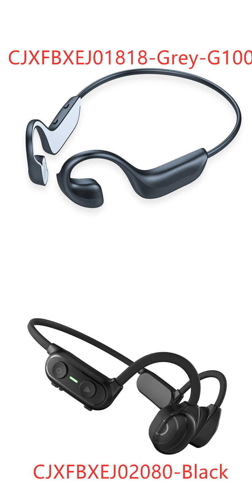 Bone Conduction Bluetooth Headset – Open-Ear Sports Headphones