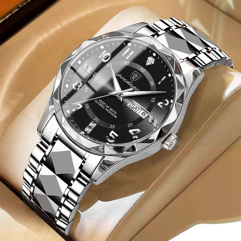 Poedagar Waterproof Quartz Men’s Watch – Luxury Design