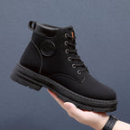 Chunky Mid-Heel Winter Ankle Boots – Fashion Boots
