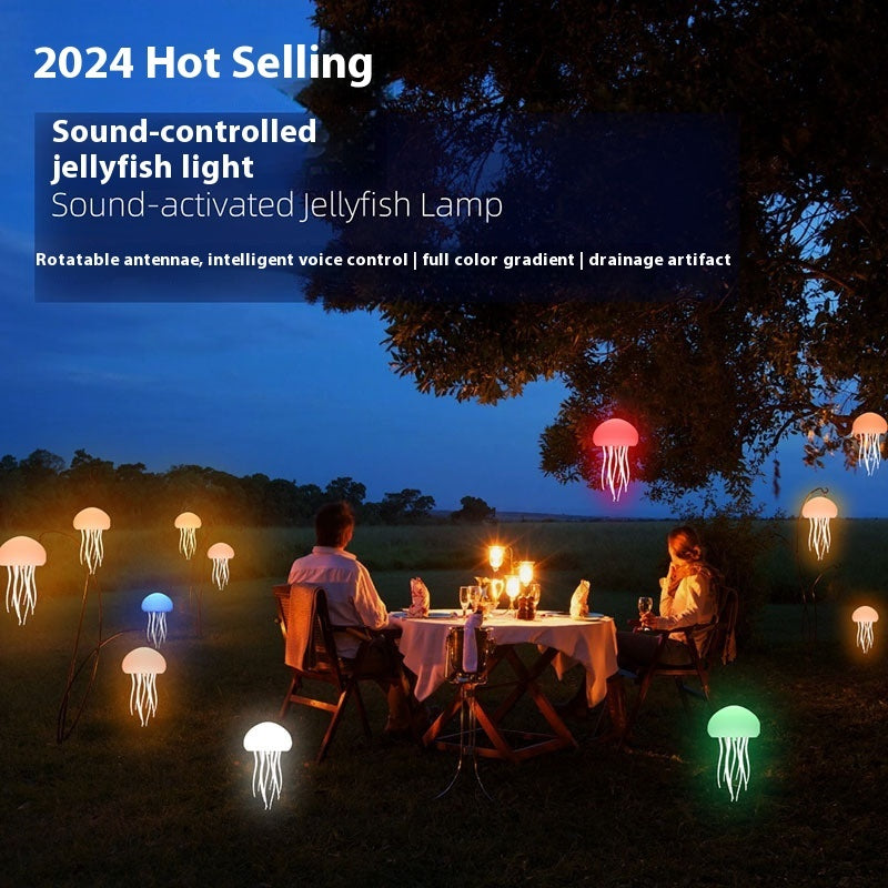 LED Jellyfish Mood Lamp – Portable Ambient Night Light