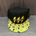 Striped Canvas Baseball Cap – Matching Casual Hat