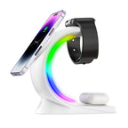 4-in-1 Magnetic Wireless Charger – Fast Charging Station