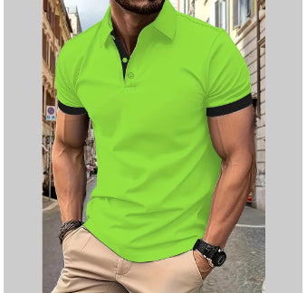 Short Sleeve Business Polo Shirt for Men