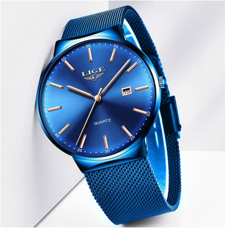LIGE Waterproof Men’s Watch – Sports Luxury Design