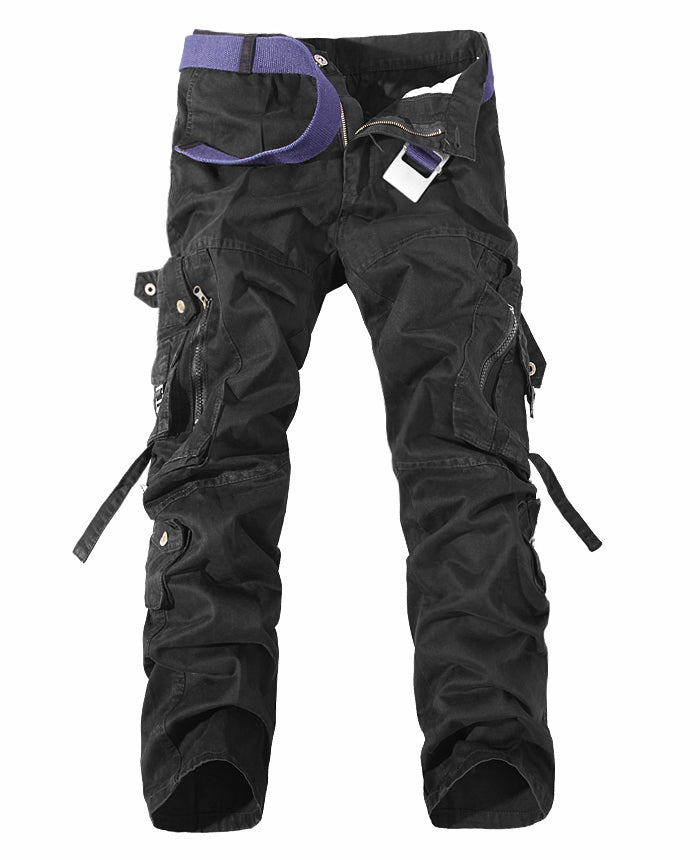 Men’s Multi-Pocket Cargo Pants – Utility Workwear