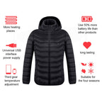 USB Heated Jacket for Men – Electric Thermal Coat
