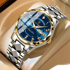 Poedagar Waterproof Quartz Men’s Watch – Luxury Design