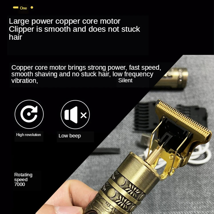 T9 Professional Hair Clipper & Beard Trimmer for Men