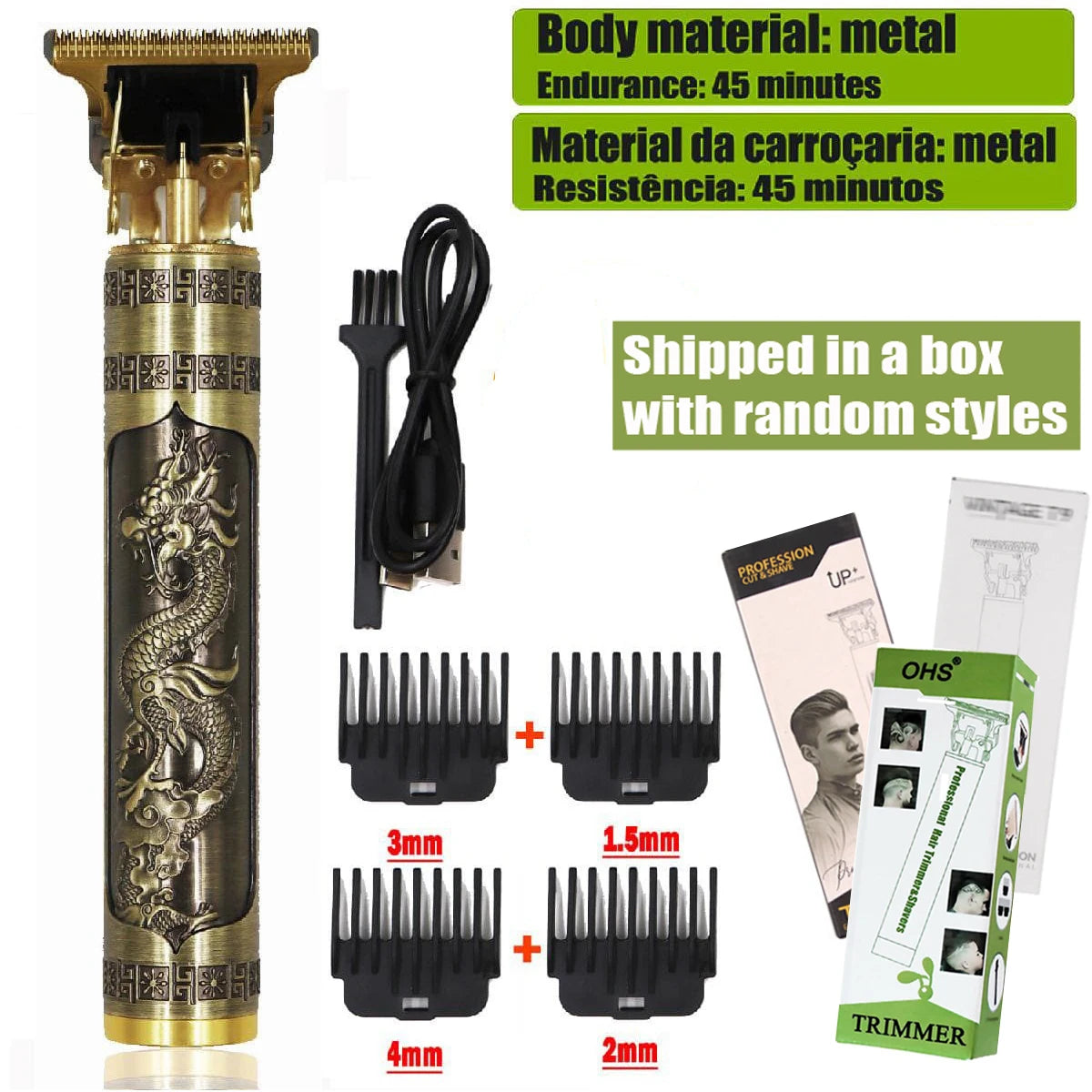 T9 Professional Hair Clipper & Beard Trimmer for Men