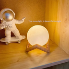 7-Color LED Moon Galaxy Night Light – Bedroom Decor Lamp