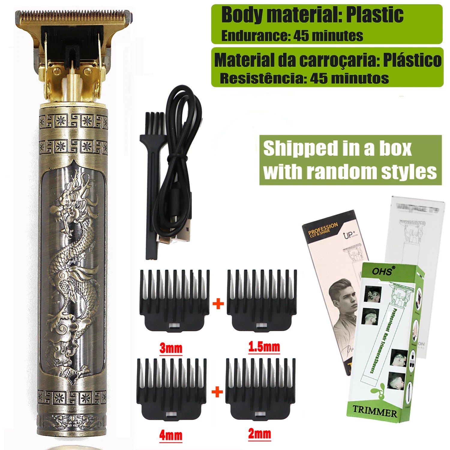 T9 Professional Hair Clipper & Beard Trimmer for Men