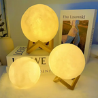 7-Color LED Moon Galaxy Night Light – Bedroom Decor Lamp