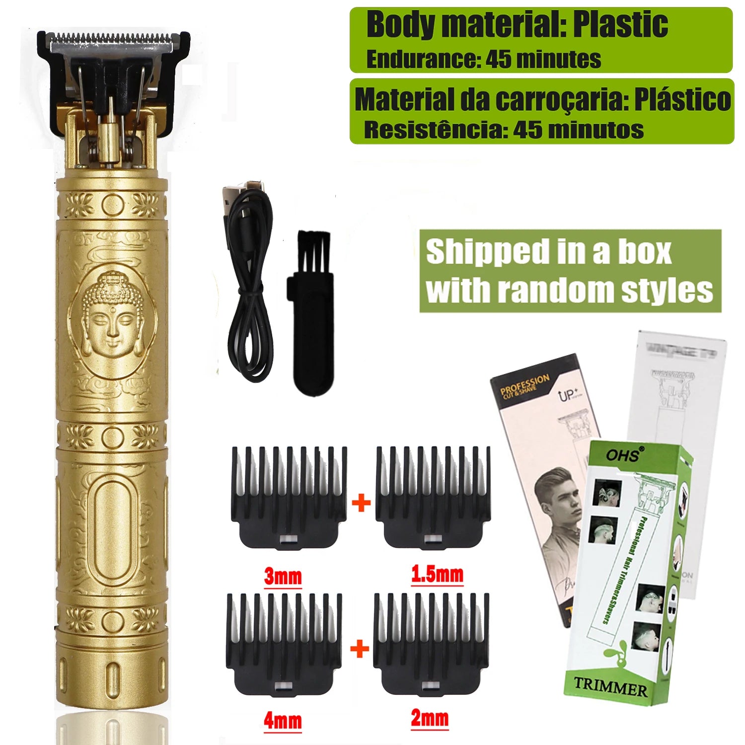 T9 Professional Hair Clipper & Beard Trimmer for Men