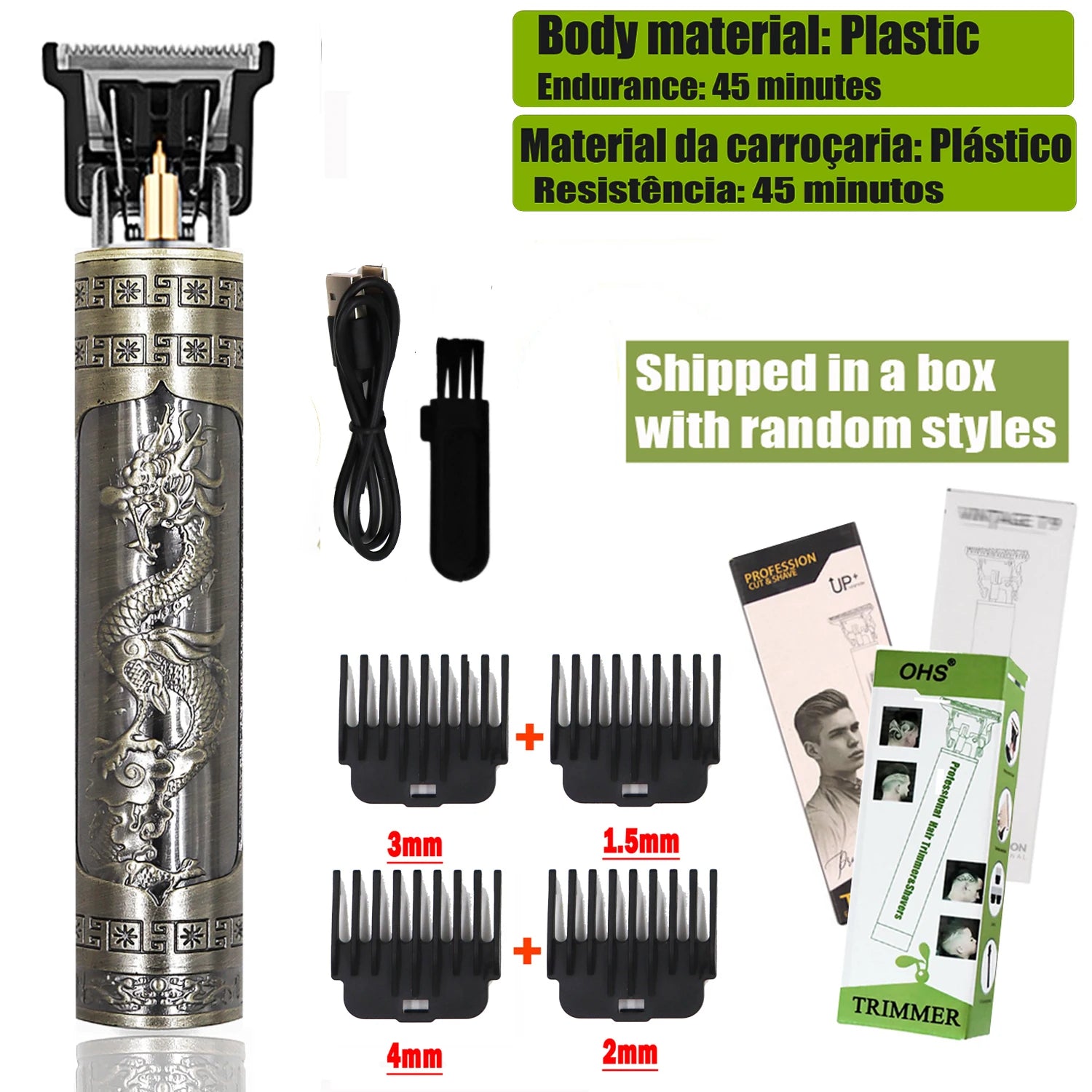 T9 Professional Hair Clipper & Beard Trimmer for Men