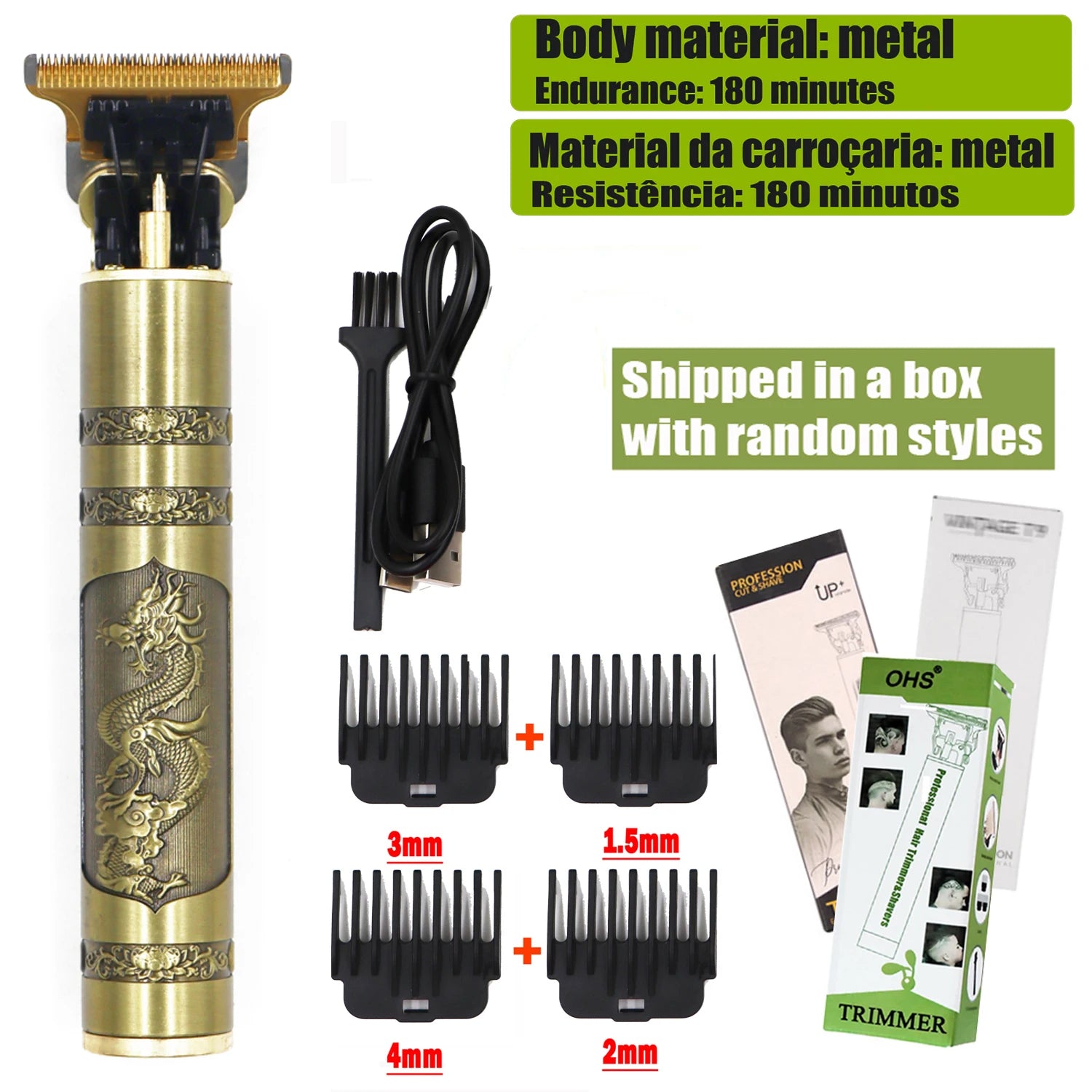 T9 Professional Hair Clipper & Beard Trimmer for Men