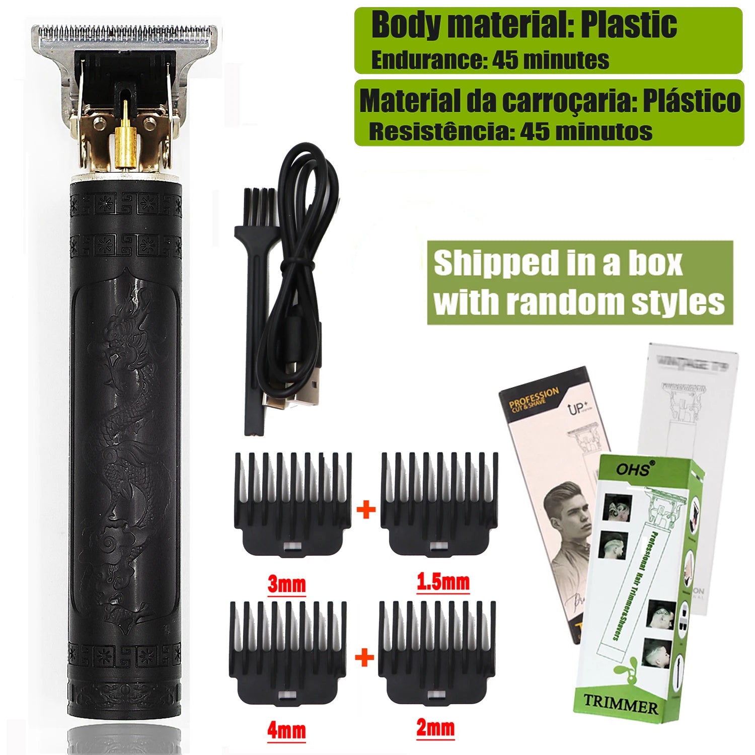 T9 Professional Hair Clipper & Beard Trimmer for Men