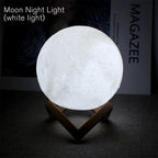 7-Color LED Moon Galaxy Night Light – Bedroom Decor Lamp