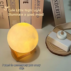 7-Color LED Moon Galaxy Night Light – Bedroom Decor Lamp
