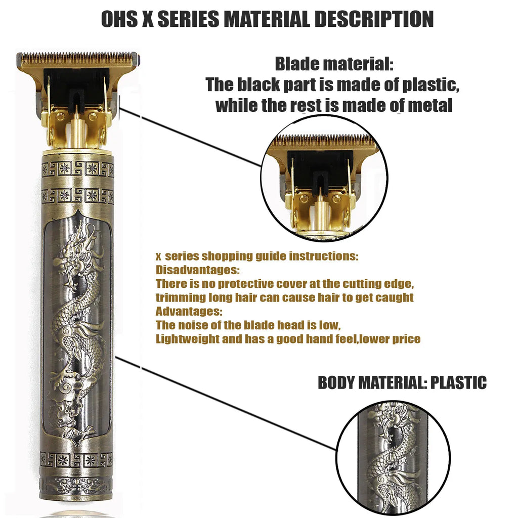 T9 Professional Hair Clipper & Beard Trimmer for Men