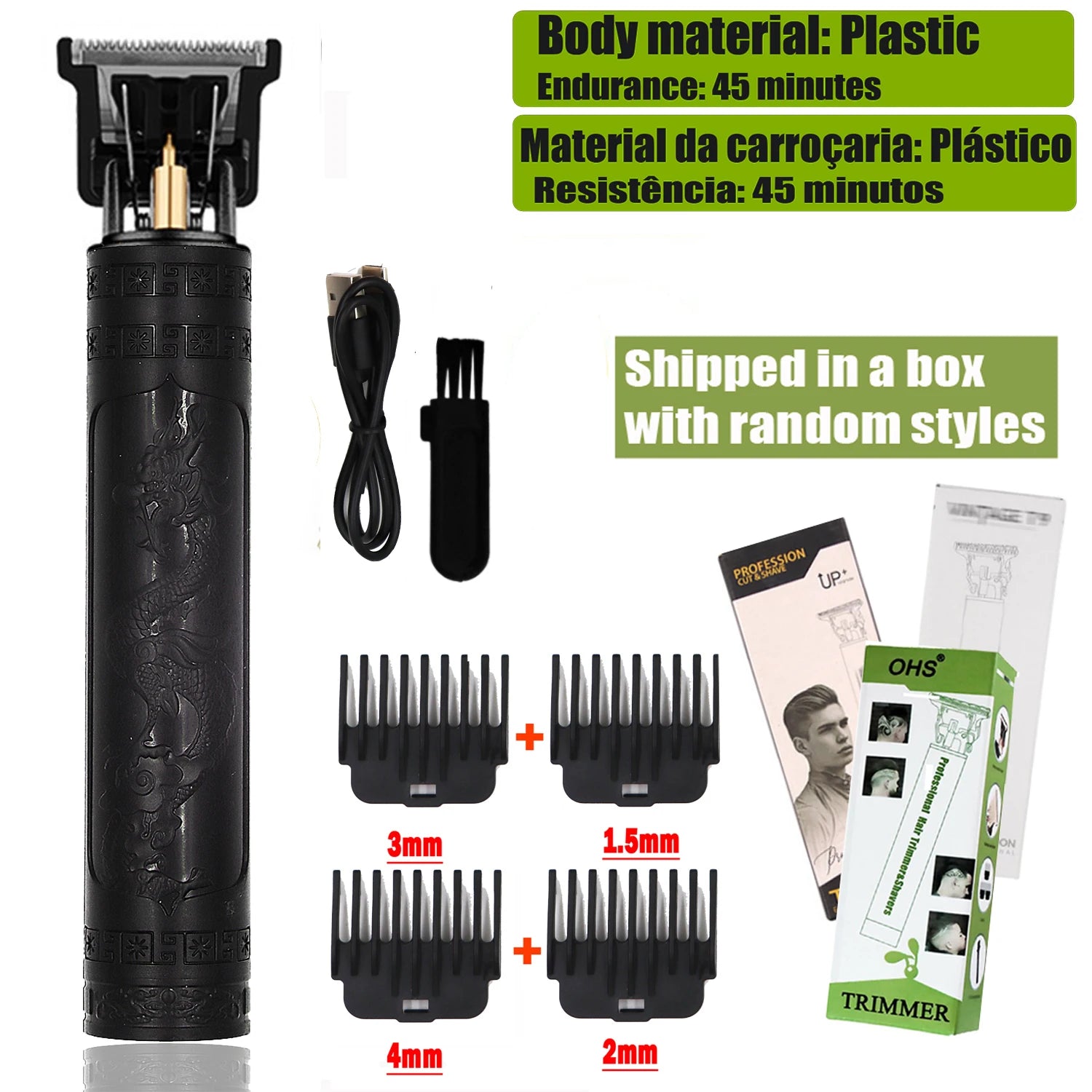 T9 Professional Hair Clipper & Beard Trimmer for Men