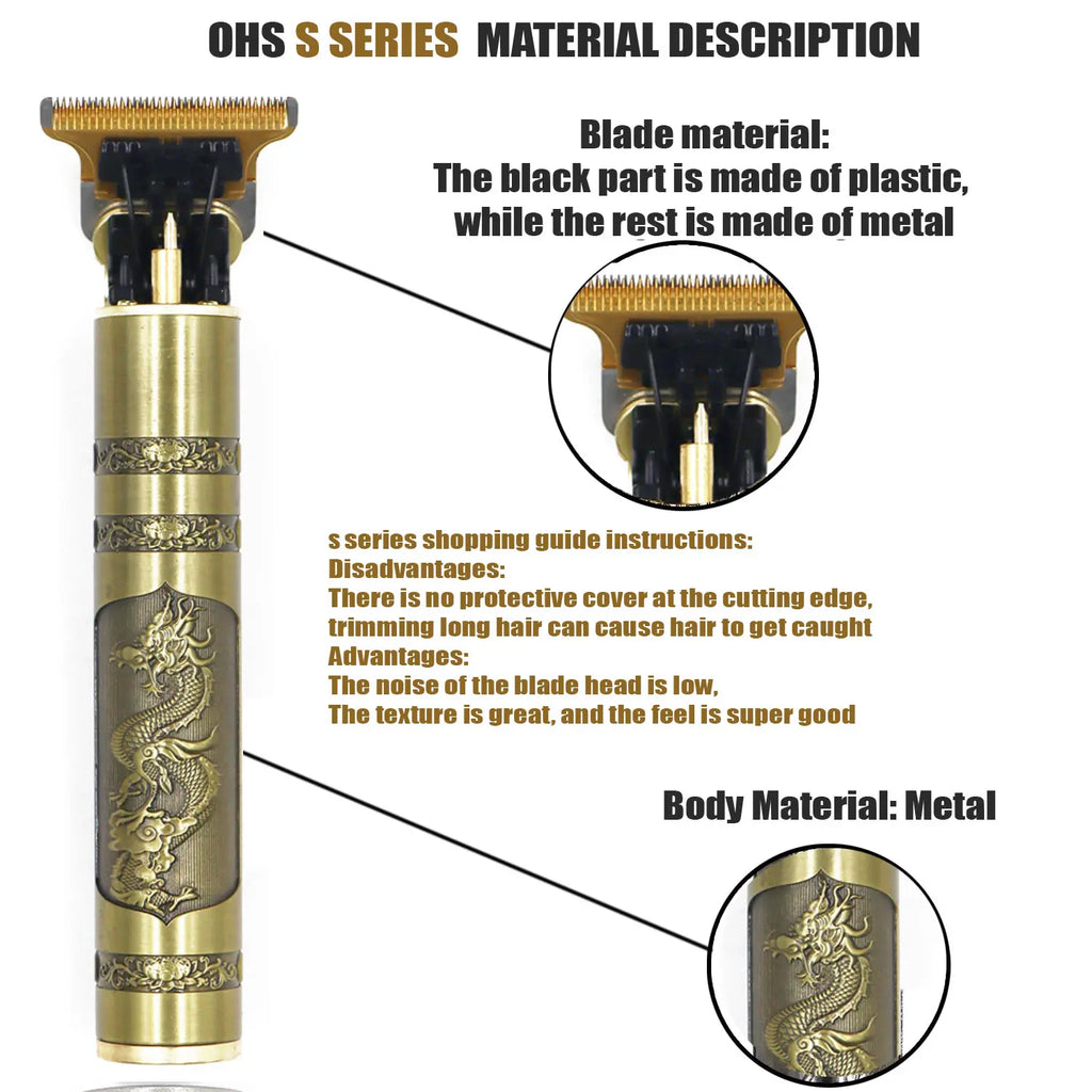 T9 Professional Hair Clipper & Beard Trimmer for Men