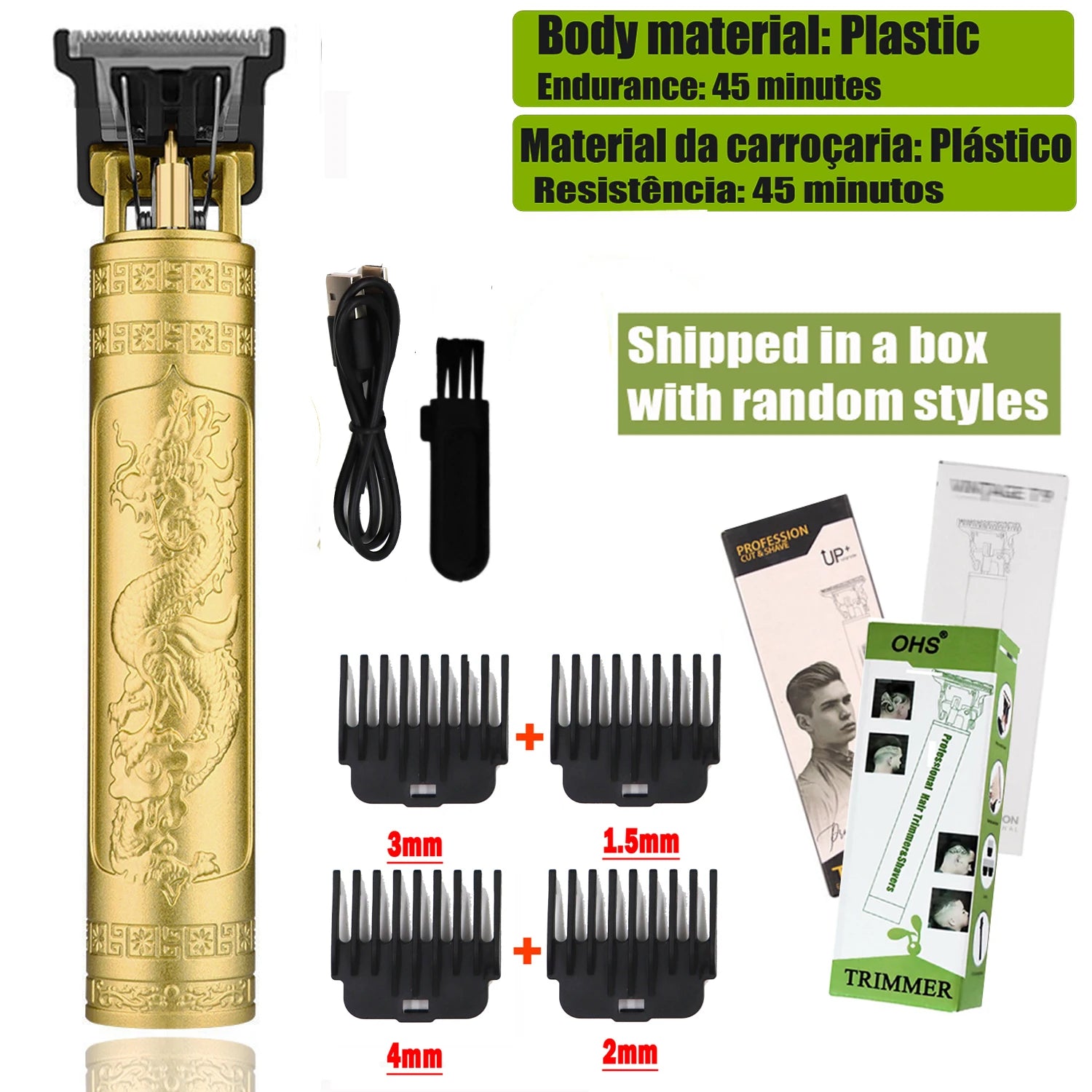 T9 Professional Hair Clipper & Beard Trimmer for Men
