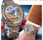 Forsining Skeleton Tourbillon Mechanical Watch