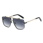 Twin-Beam Metal Sunglasses for Men – Luxury Shades
