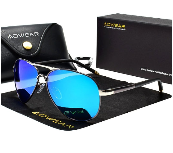 Pilot Sunglasses for Men – Large Frame Travel Shades